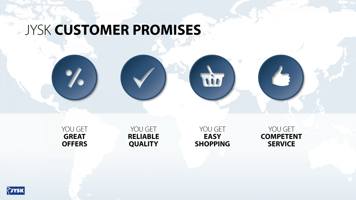 JYSK KUNDENVERSPRECHEN JYSK